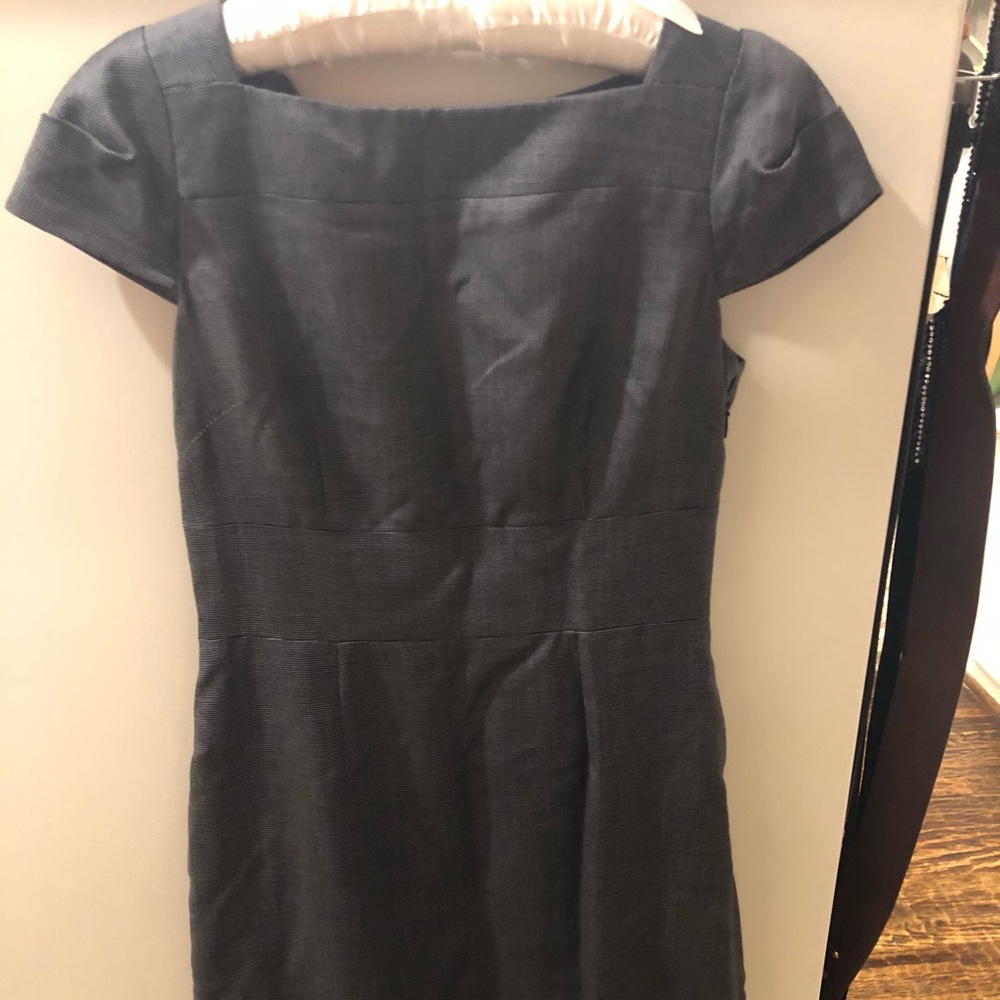 Banana Republic grey & black dress